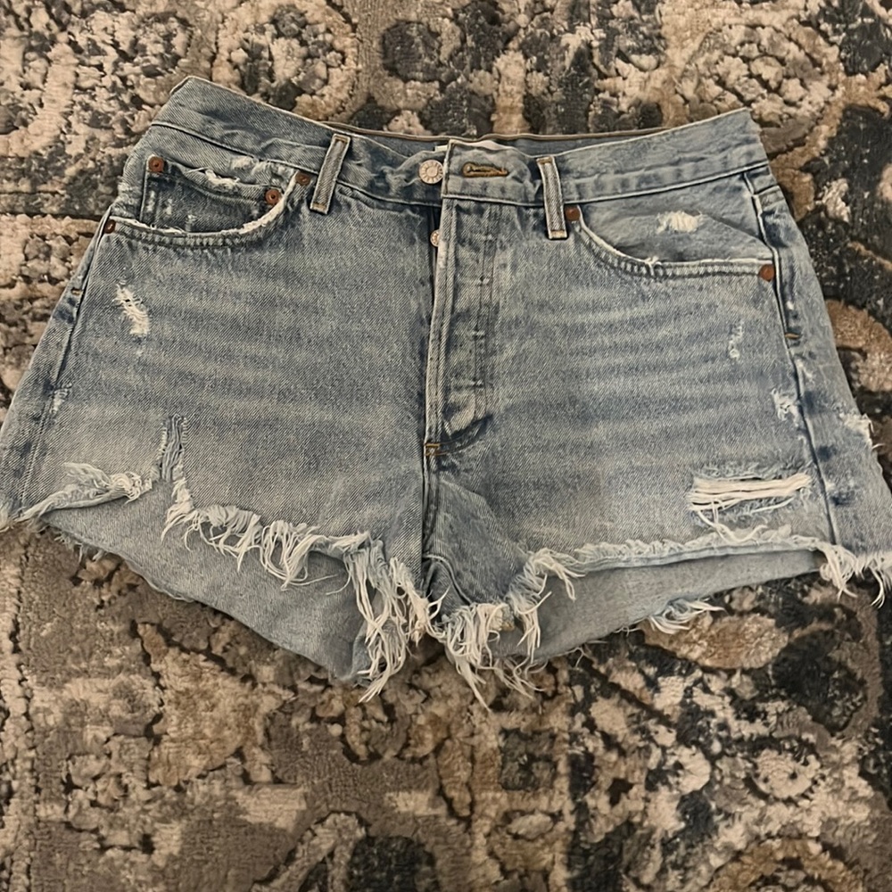 Agolde Parker jean shorts. Size 28